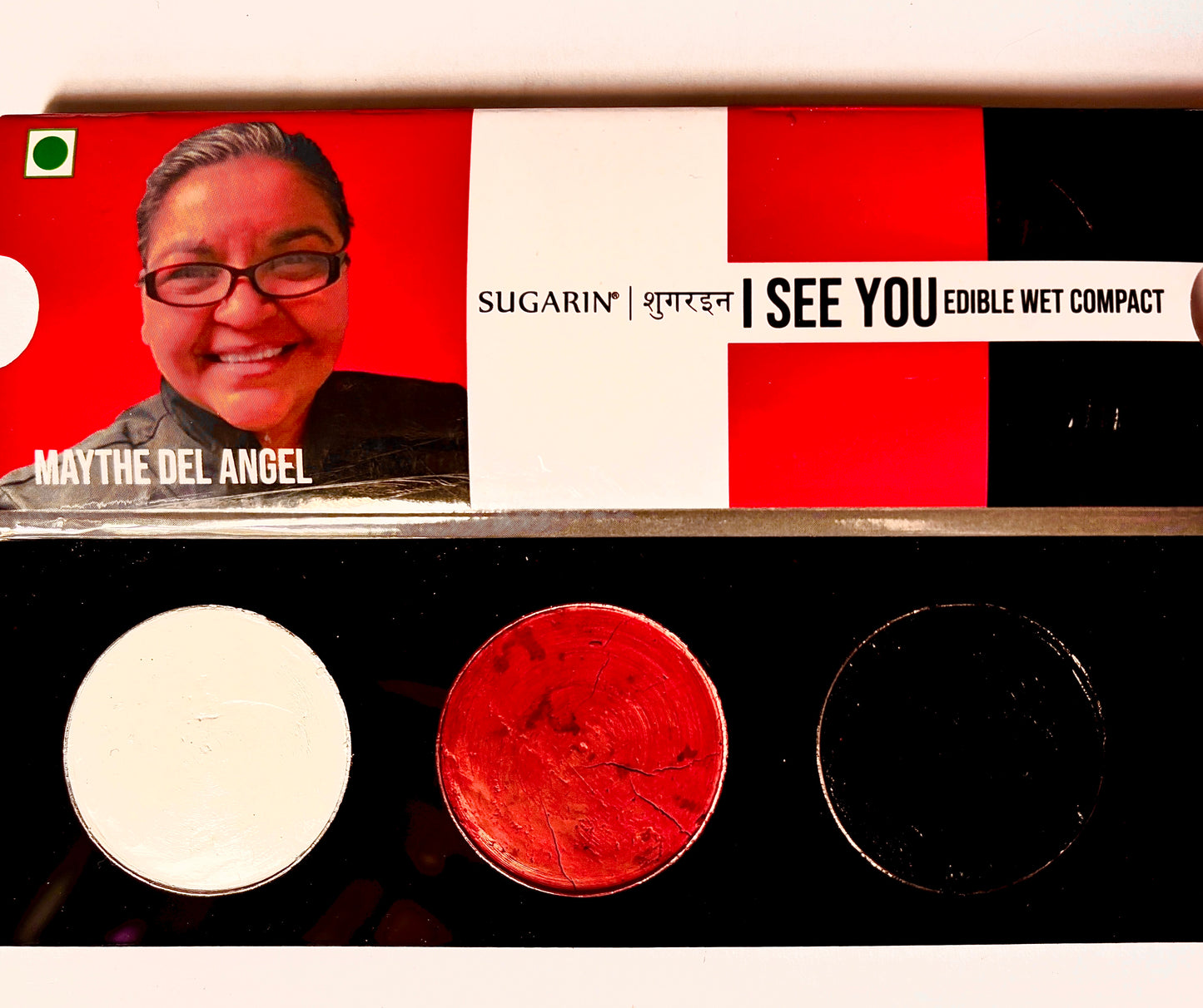 I SEE YOU Cream Color Basic Set BLACK,RED, WHITE